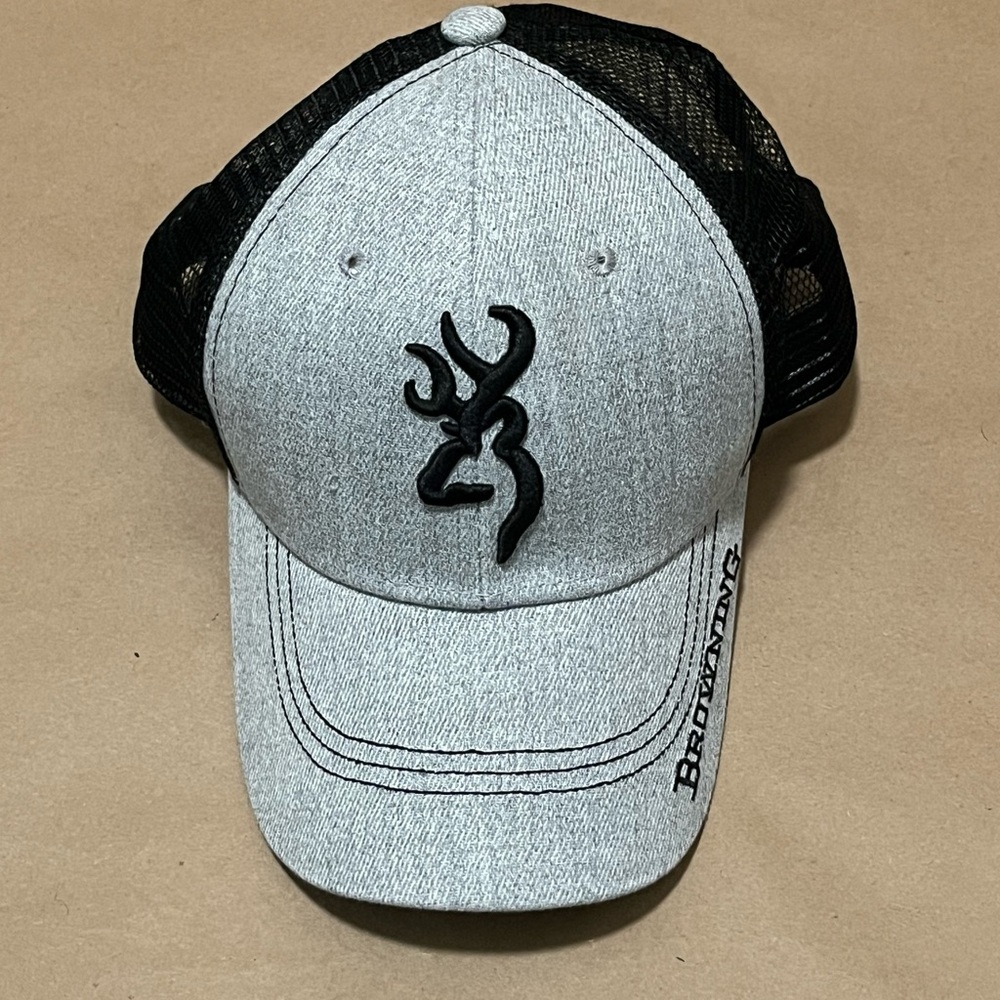 Browning Gray and Black Cap